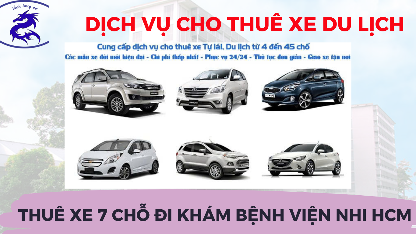 thuê xe 7 chỗ cần thơ khám bệnh sài gòn