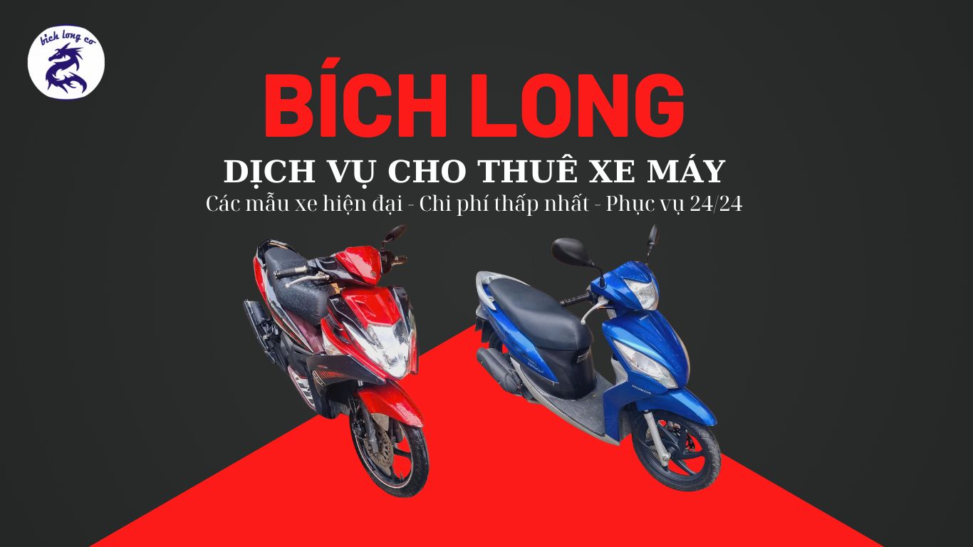 cho thuê xe máy cần thơ bích long giá rẻ
