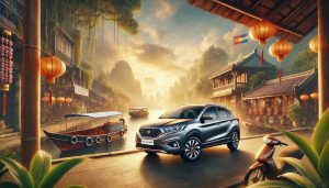 dịch vụ thuê xe 4 chỗ cái răng cần thơ- xe 4 chỗ gầm cao đậu trên bến đò miền Tây