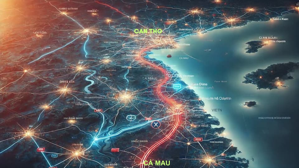 bản đồ bao xe 7 chỗ cần thơ đi cà mau bích long