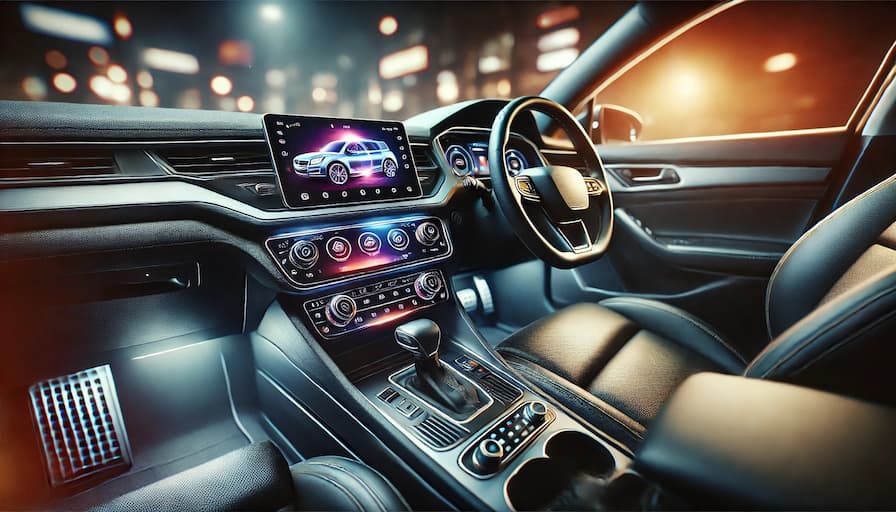 Nội thất cao cấp của Ford- thuê xe 7 chỗ cần thơ bích long