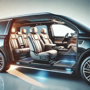 nội thất cao cấp của thuê xe 7 chỗ cần thơ đi long xuyên