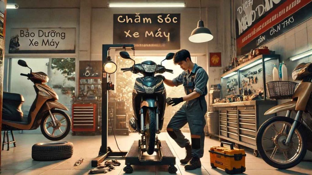 dịch vụ thuê xe máy cần thơ giá rẻ được bảo dưỡng định kỳ
