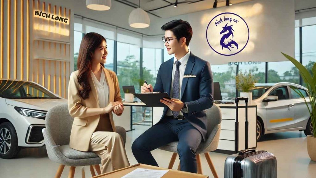nhân viên bích long tư vấn cho thuê xe ô tô tự lái ninh kiều cần thơ 