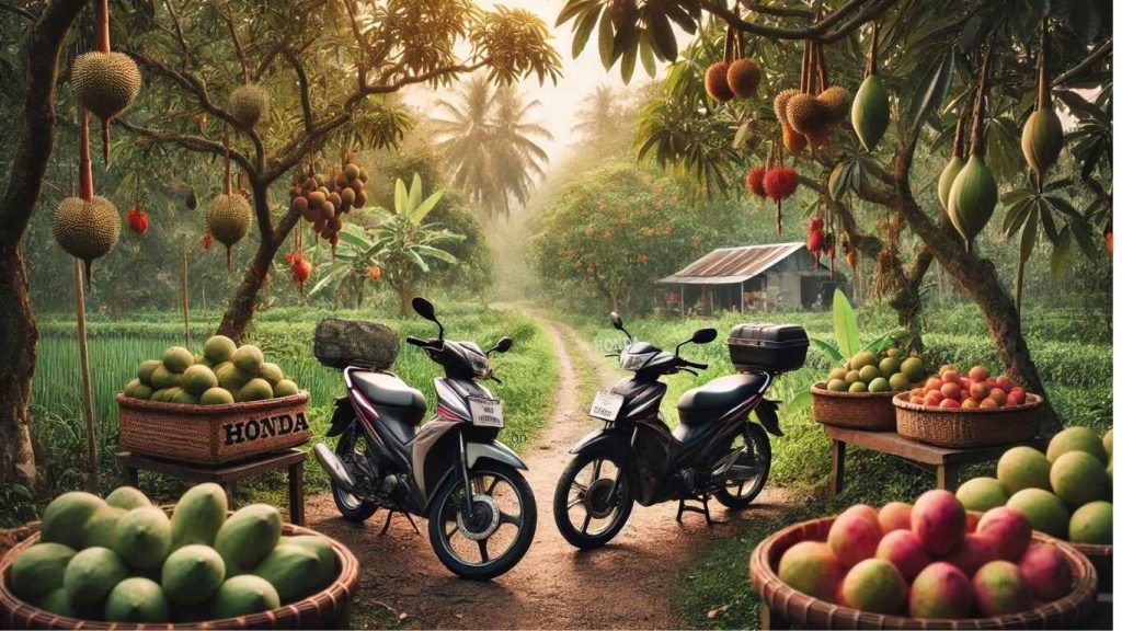 bích long cho thuê xe honda cái răng cần thơ tham quan vườn trái cây cần thơ