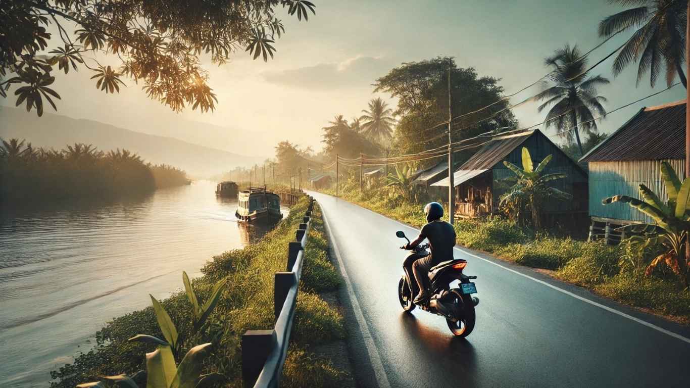 bích long cho mướn xe máy cái răng tham quan cần thơ