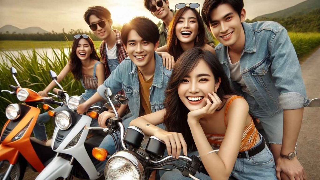 bích long cho mướn xe máy cái răng đi long xuyên an giang