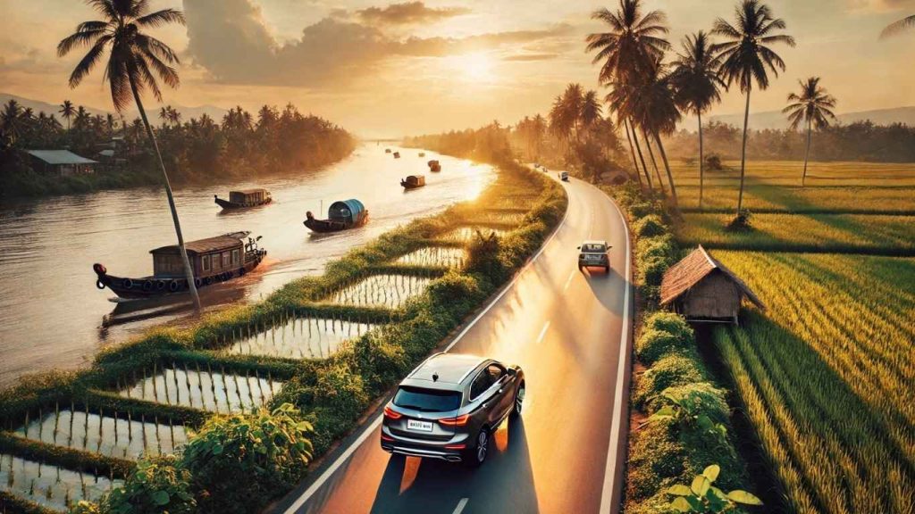 selt-drive car rental in can tho with 4-seat bich long 