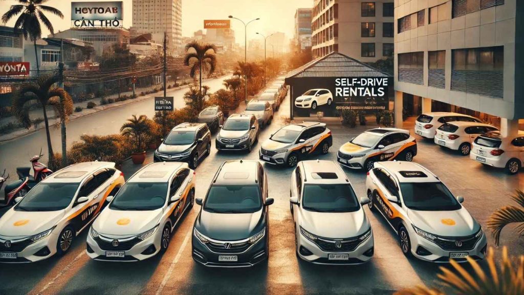 selt-drive car rental in can tho with bích long company