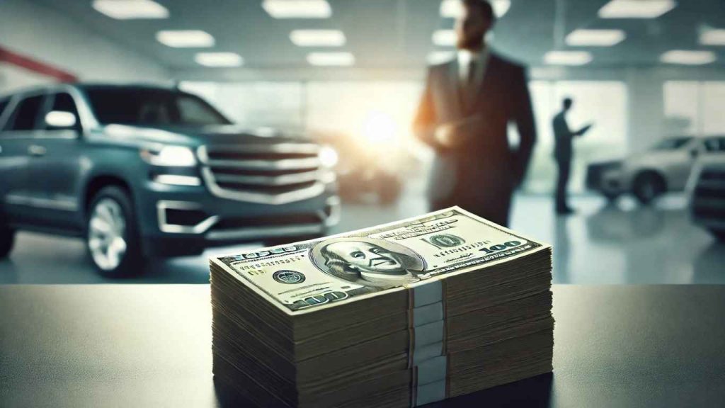 thu nhập thụ động từ xe ô tô nhàn rỗi với số tiền hấp dẫn