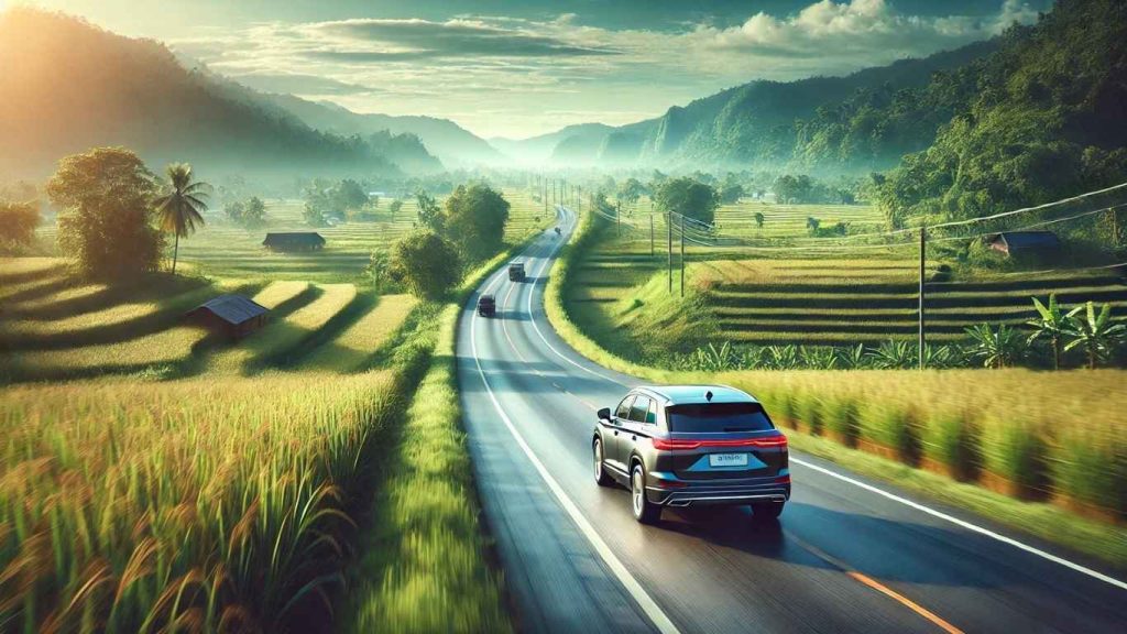 thuê xe 4 chỗ 7 chỗ cần thơ đi miếu bà châu đốc an giang với cảnh miền tây sông nước