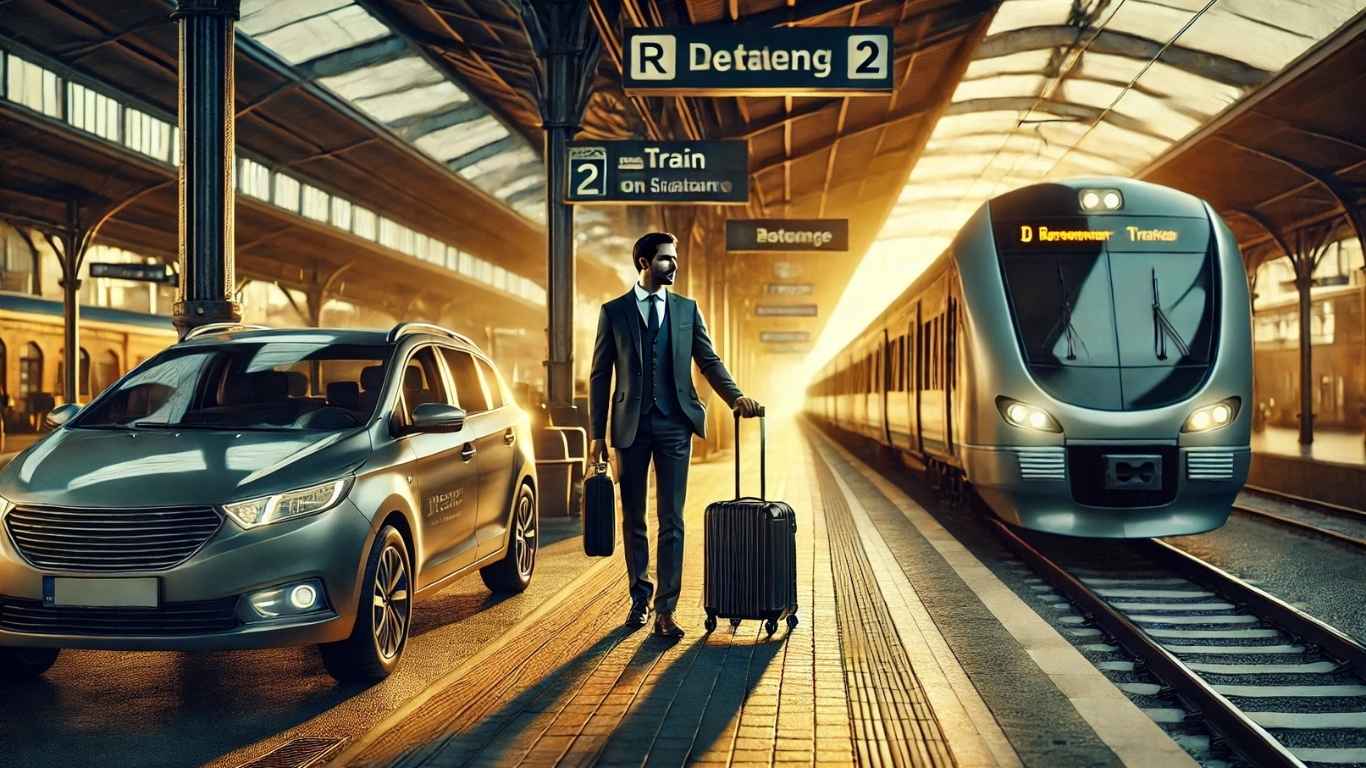 thuê xe cần thơ đi ga sài gòn với cảnh ga tàu hỏa nhộn nhịp