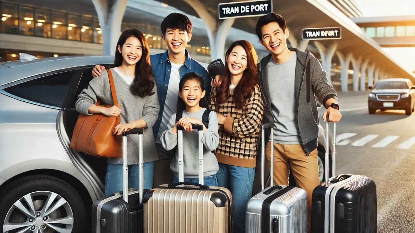 thuê xe sân bay cần thơ đi cảng trần đề sóc trăng với gia đình hạnh phúc