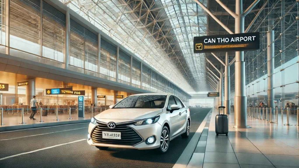 thuê xe sân bay cần thơ đi cảng trần đề sóc trăng với xe ô tô 4 chỗ đời mới