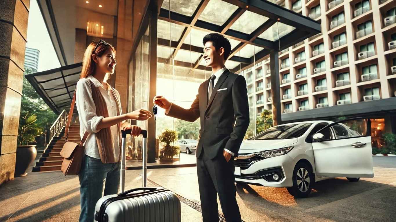 thuê xe tự lái 4 chỗ 7 chỗ bán tải cần thơ với dịch vụ giao nhận xe tại khách sạn