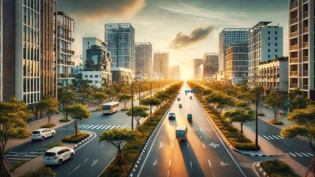 khách hàng thuê xe tự lái trung tâm tp cần thơ tham quan ngắm cảnh cần thơ vào sáng sớm