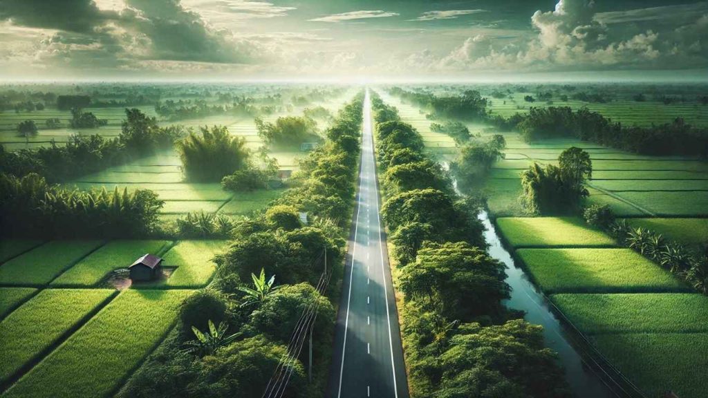 thuê xe đi cà mau với cảnh đẹp miền tây