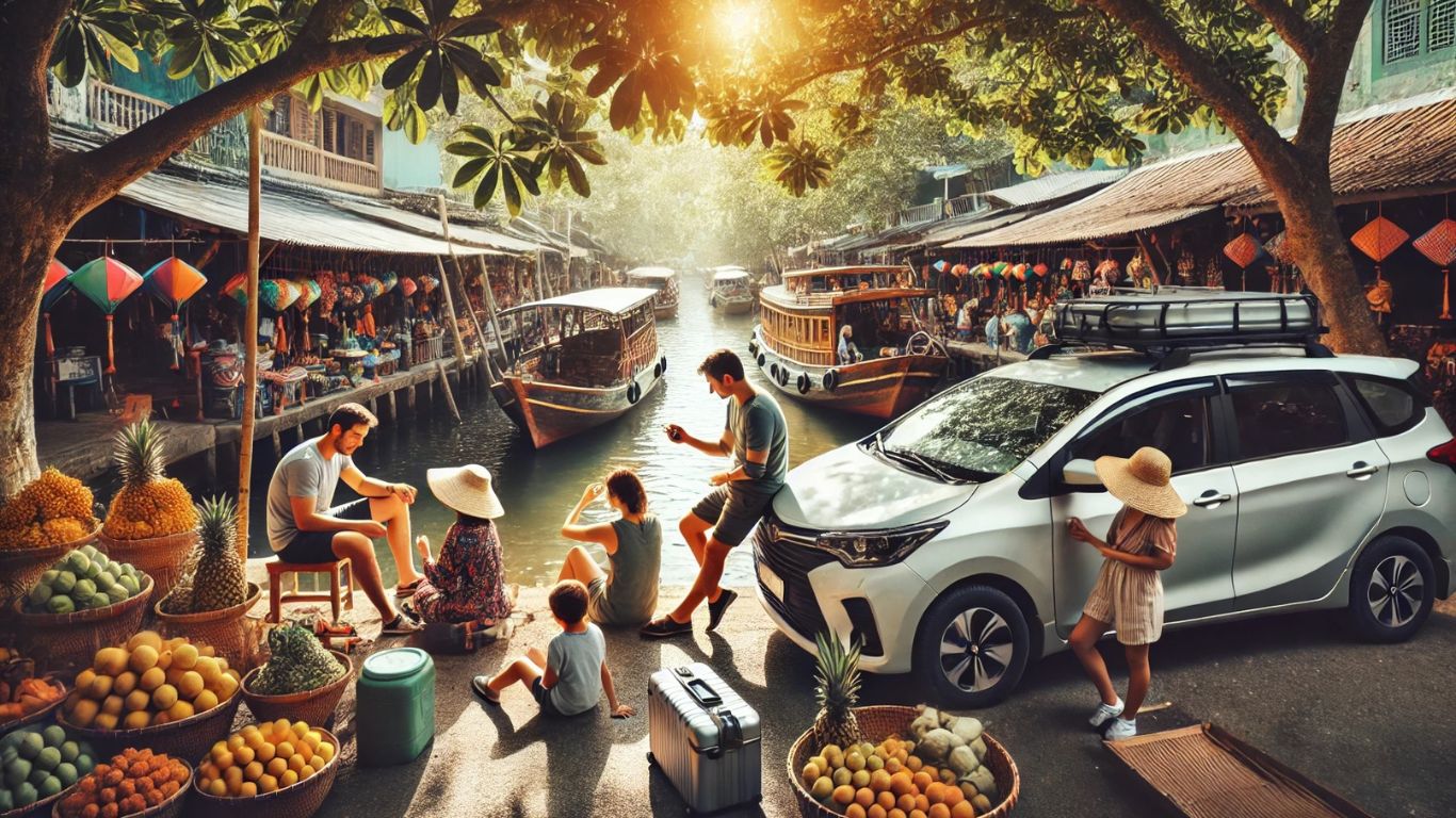 xe thuê trọn gói cần thơ đi vườn trái cây miền tây