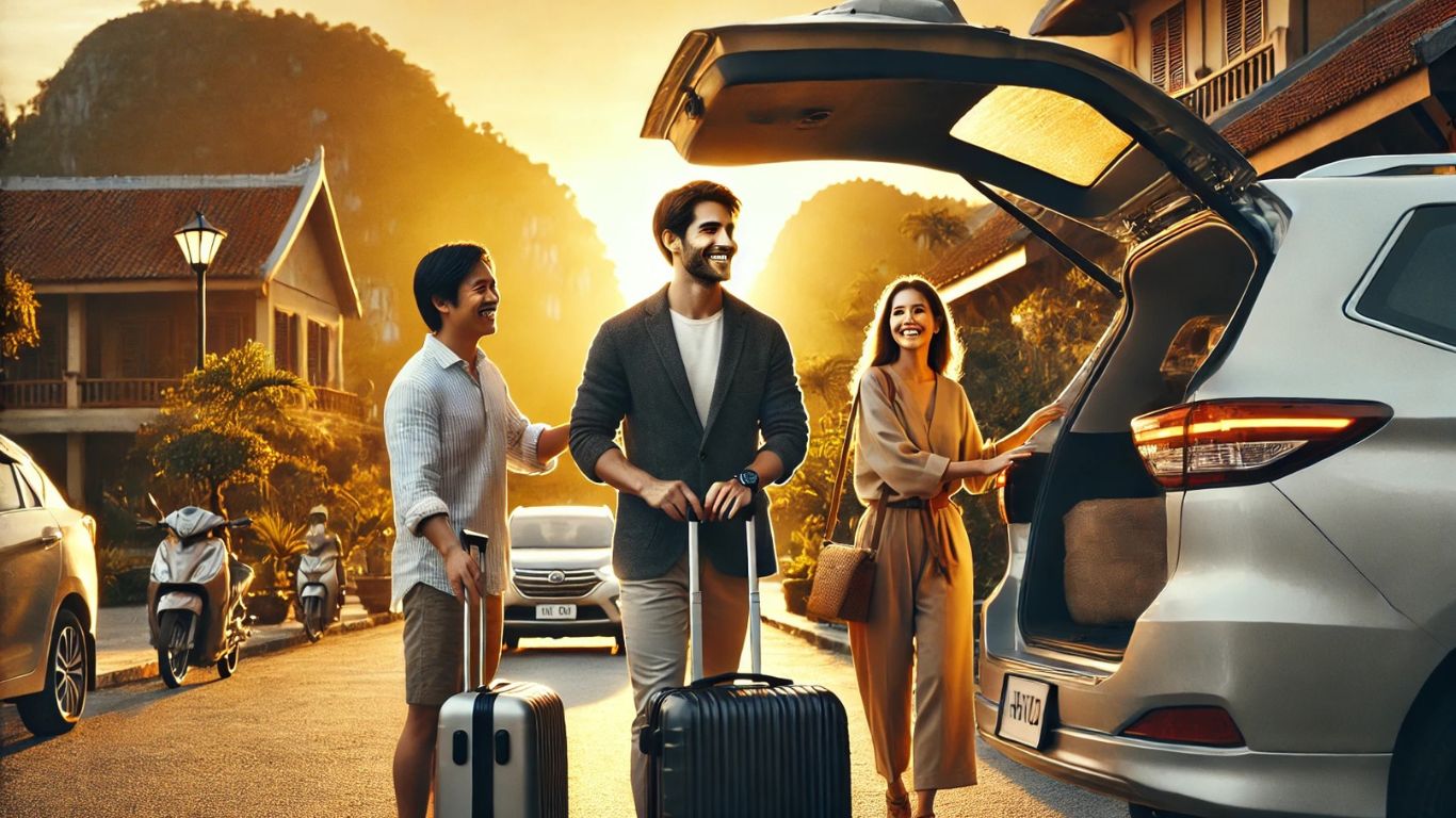 thuê xe sân bay cần thơ đi bến tàu rạch giá cùng gia đình